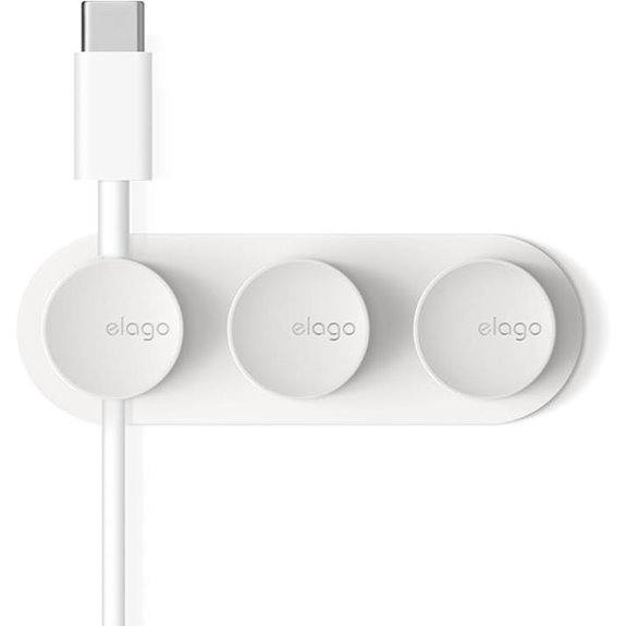 elago Magnetic Cable Organizer Buttons (White)