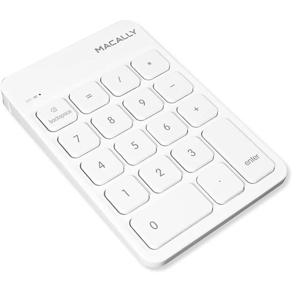 Macally Wireless Bluetooth Numeric Keypad for Laptop