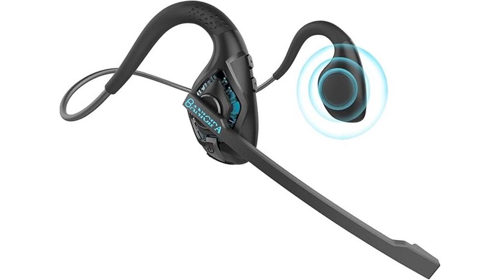 wireless headset with microphone