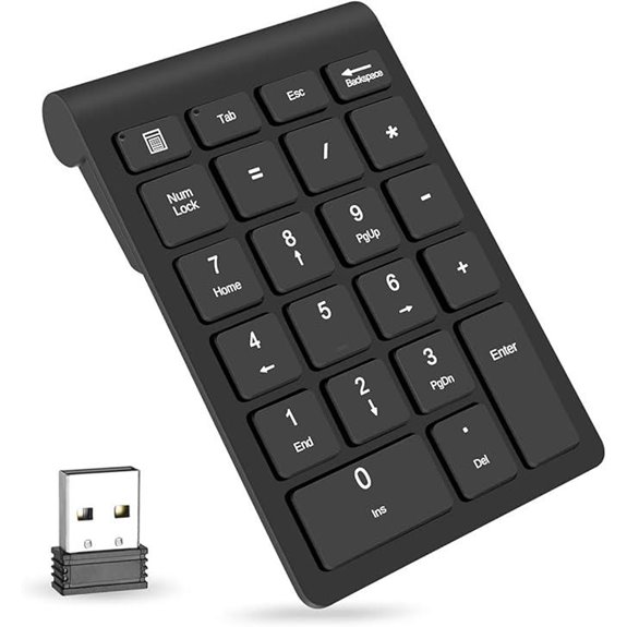 Foloda Wireless Numeric Keypad for Laptop and PC