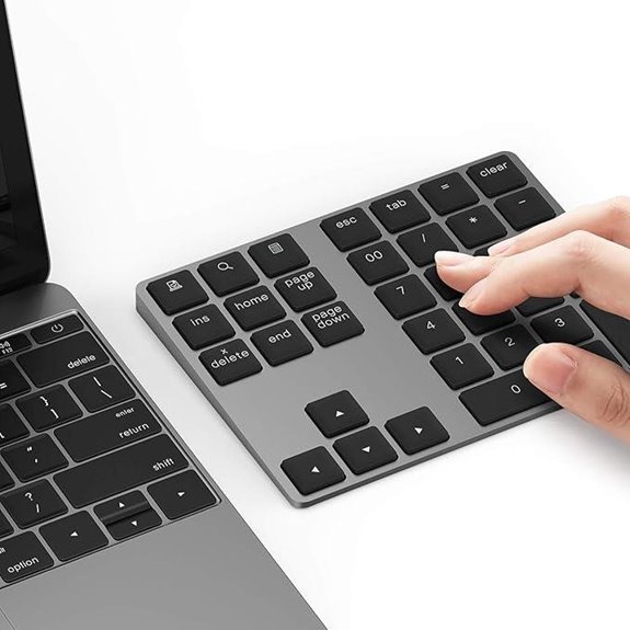 Lekvey Wireless Numeric Keypad for Mac and Windows