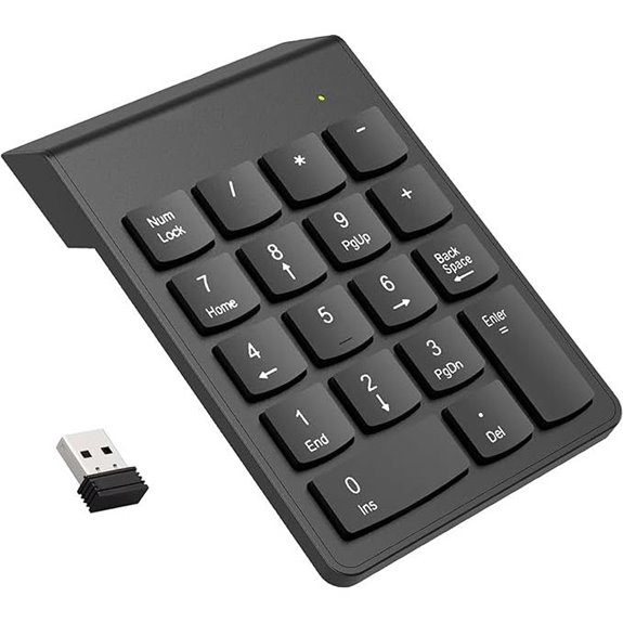Wireless Numeric Keypad for Laptop and PC