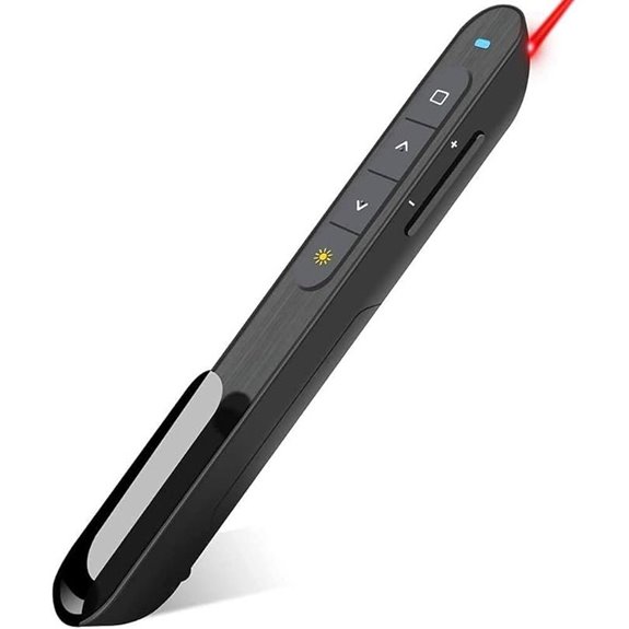 wireless presenter remote with volume control