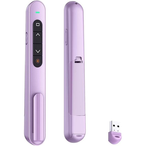 RF Wireless PowerPoint Presenter Remote with Volume Control