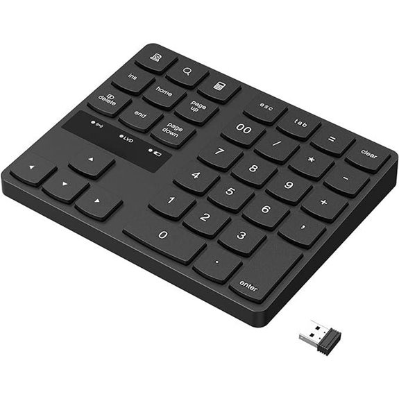 RaceGT Wireless Numeric Keypad with Rechargeable Battery
