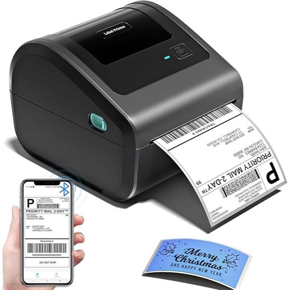 Bluetooth Thermal Label Printer for Shipping Packages