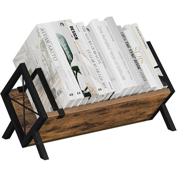 YINMIT Wood Desktop Bookshelf for Home and Office