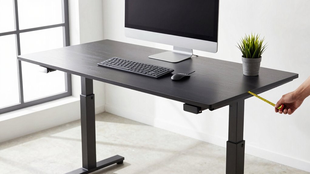 adjustable ergonomic workspace setup