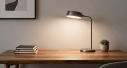 balanced minimalist workspace design