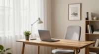 create a calming spacious workspace