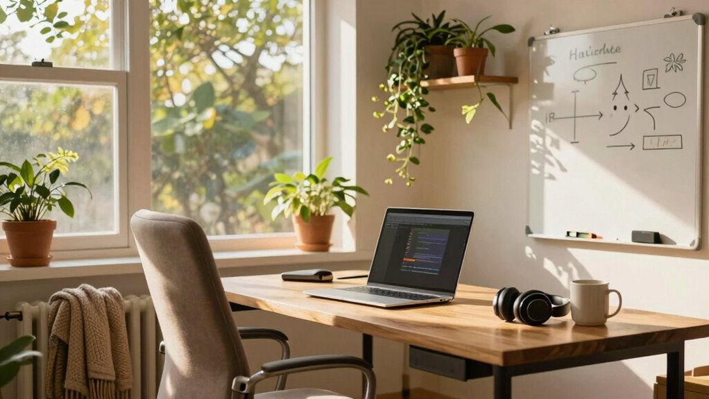 create a welcoming functional office