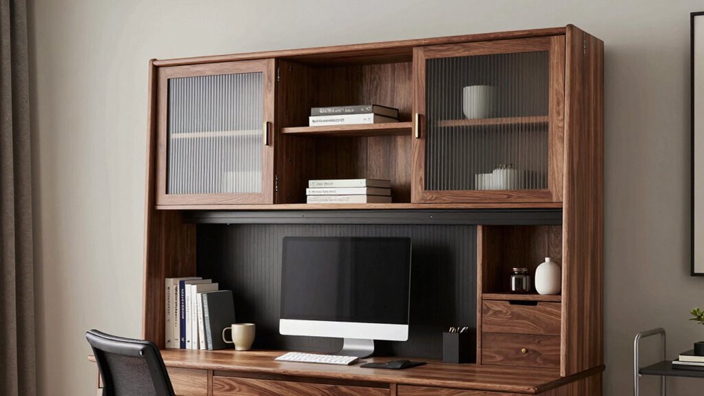 desk hutch benefits drawbacks
