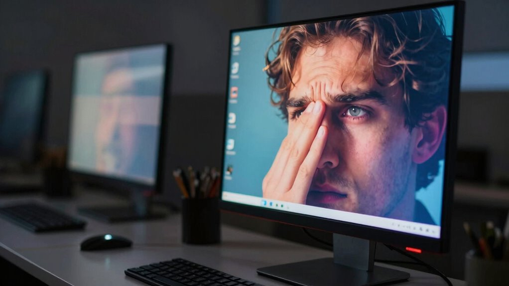 display quality impacts fatigue