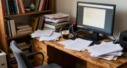 distraction from visual clutter