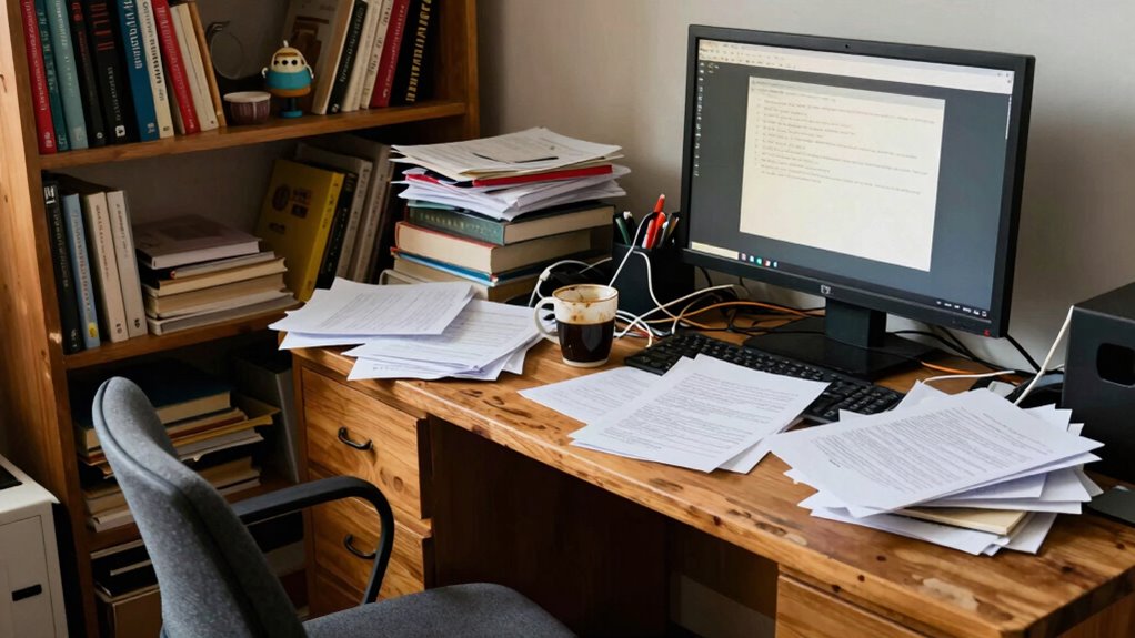 distraction from visual clutter