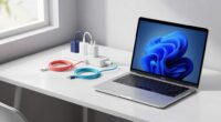 efficient laptop plug in routine