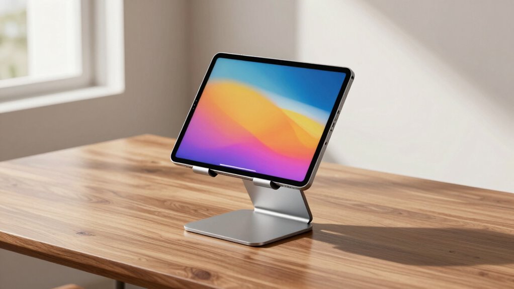 ergonomic organized workspace setup
