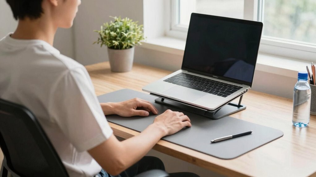 ergonomic setup and posture