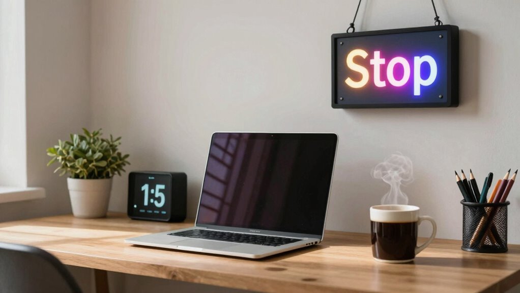 establish boundaries for productivity