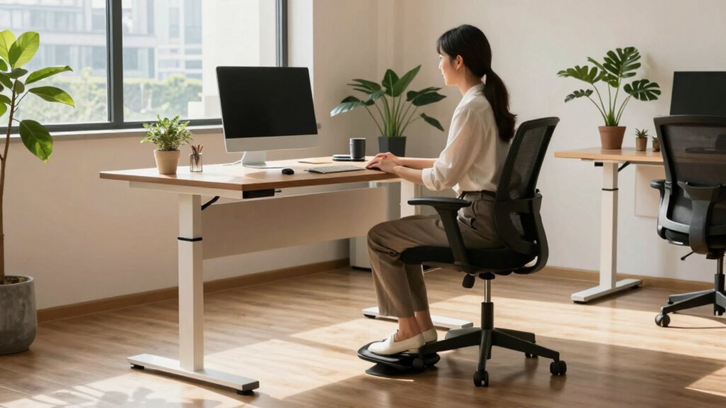 healthy sitting and standing