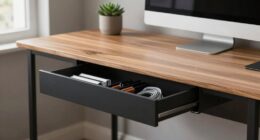 hidden desk organization tips