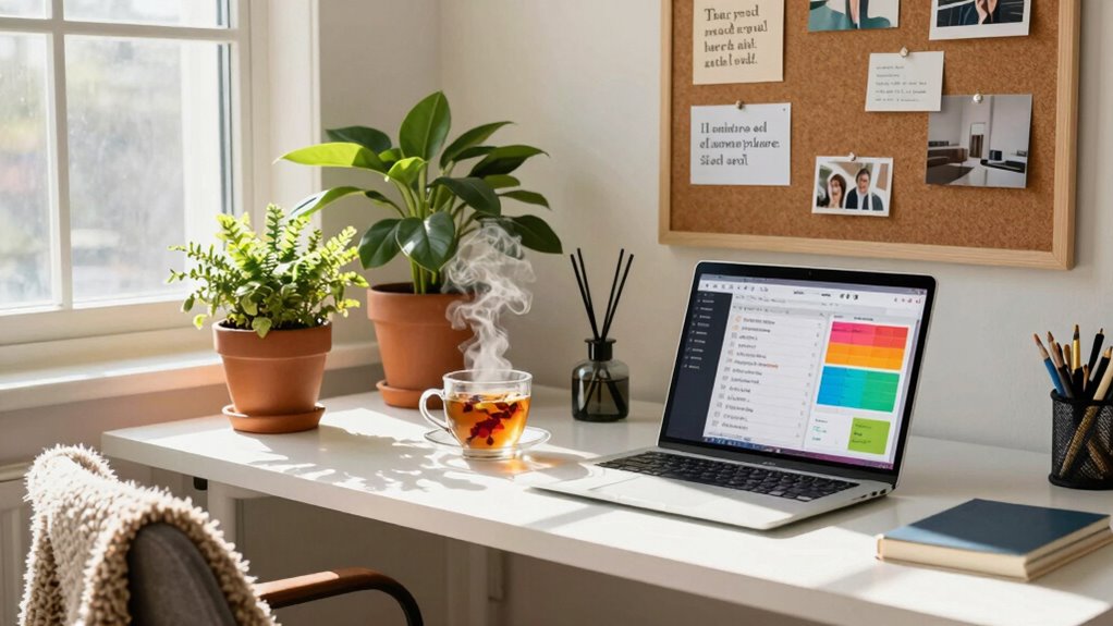 infuse positivity into remote routines