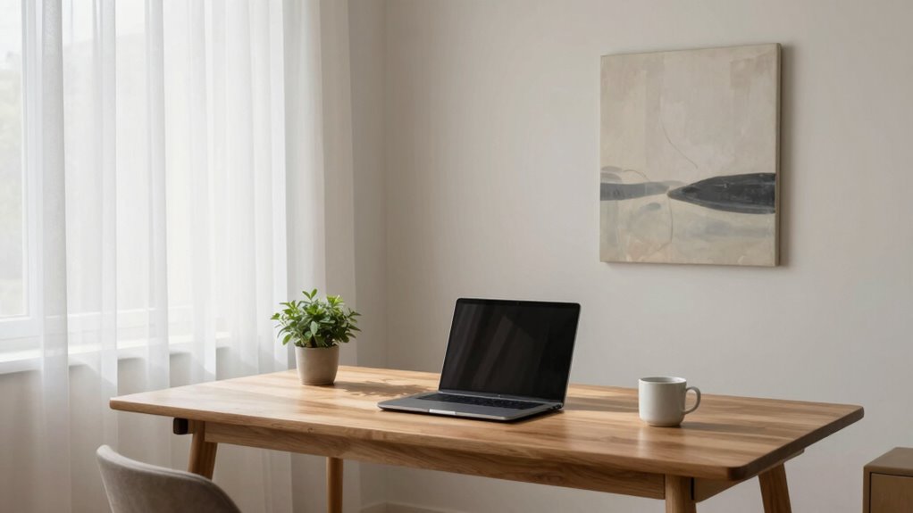 natural calming workspace design