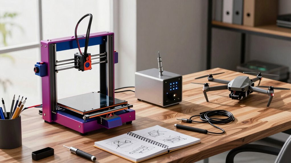 office desk creative hardware
