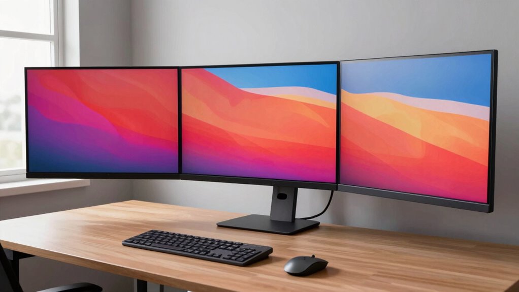 optimized workspace with ultrawide