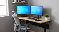 optimizing awkward workspace corners