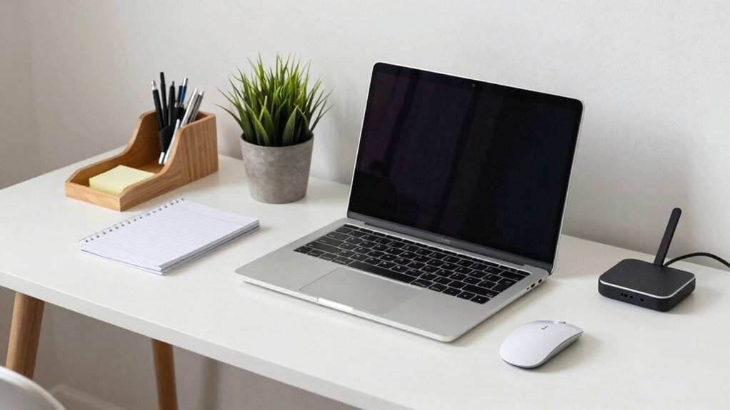 organized ergonomic personalized workspace