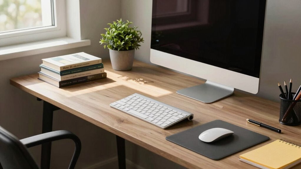 organized ergonomic productive workspace
