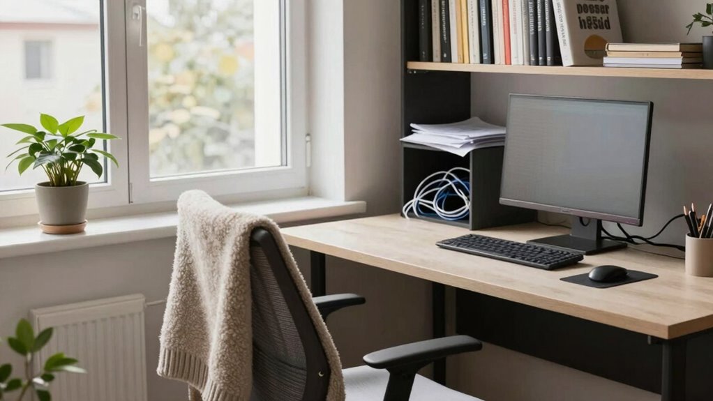 prioritize ergonomic workspace adjustments