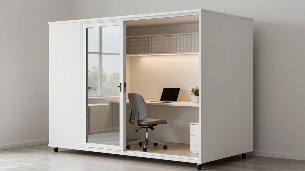 private focused soundproof workspace