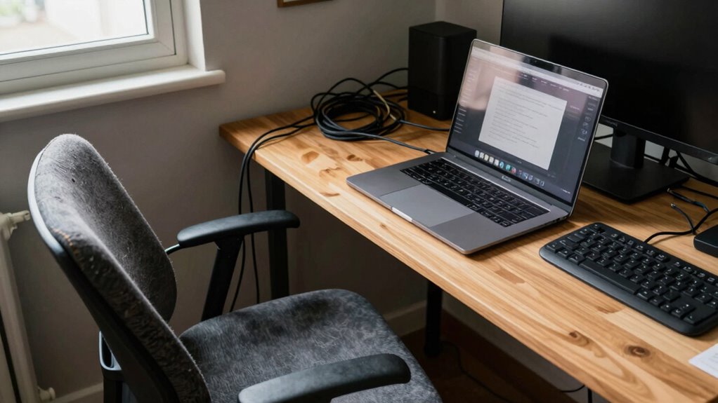 proper ergonomic workspace setup