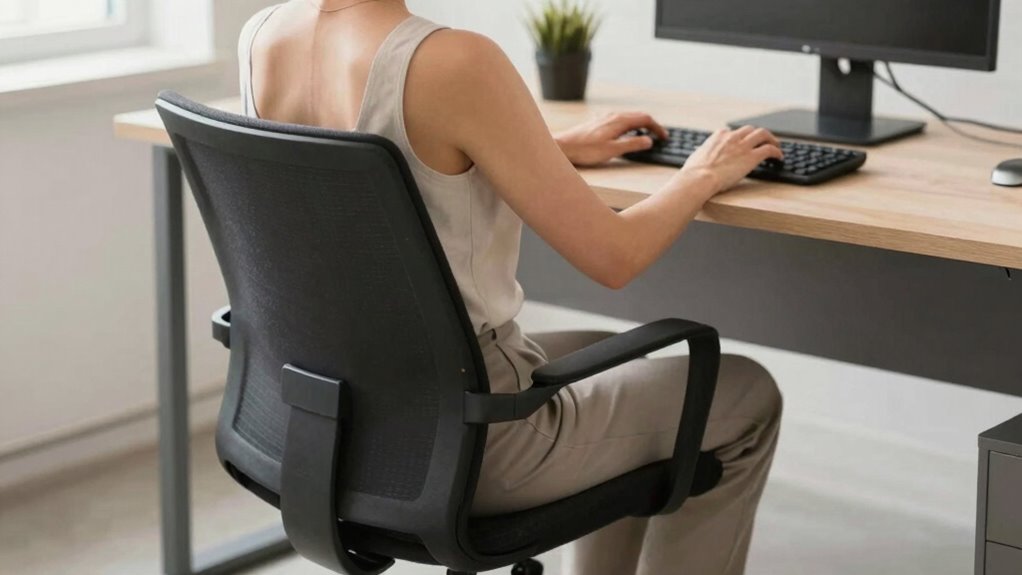 proper sitting posture alignment