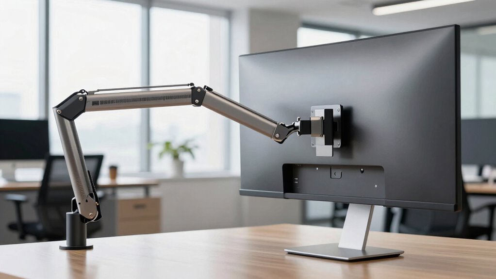 secure adjustable monitor support
