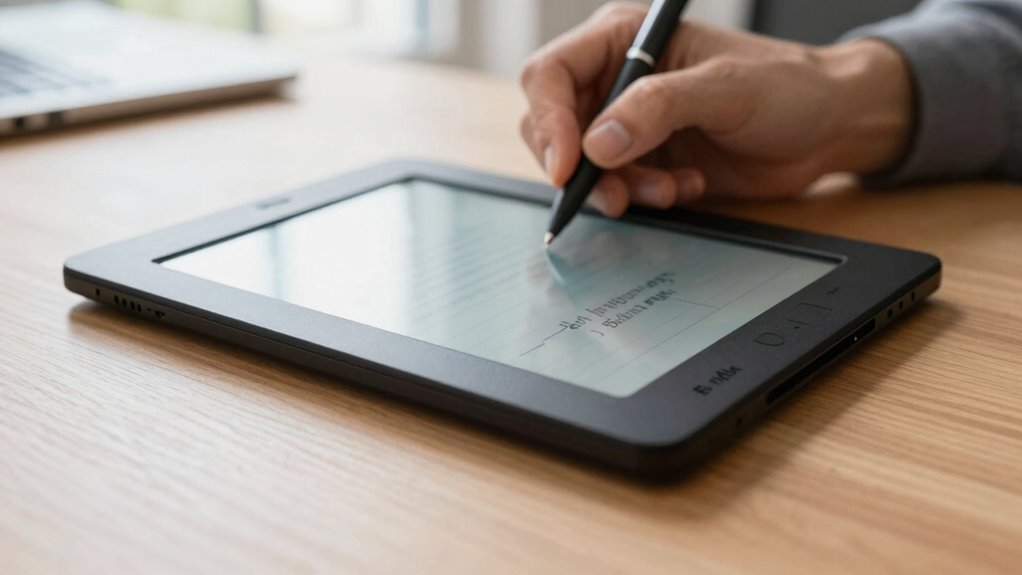 silent energy efficient note taking