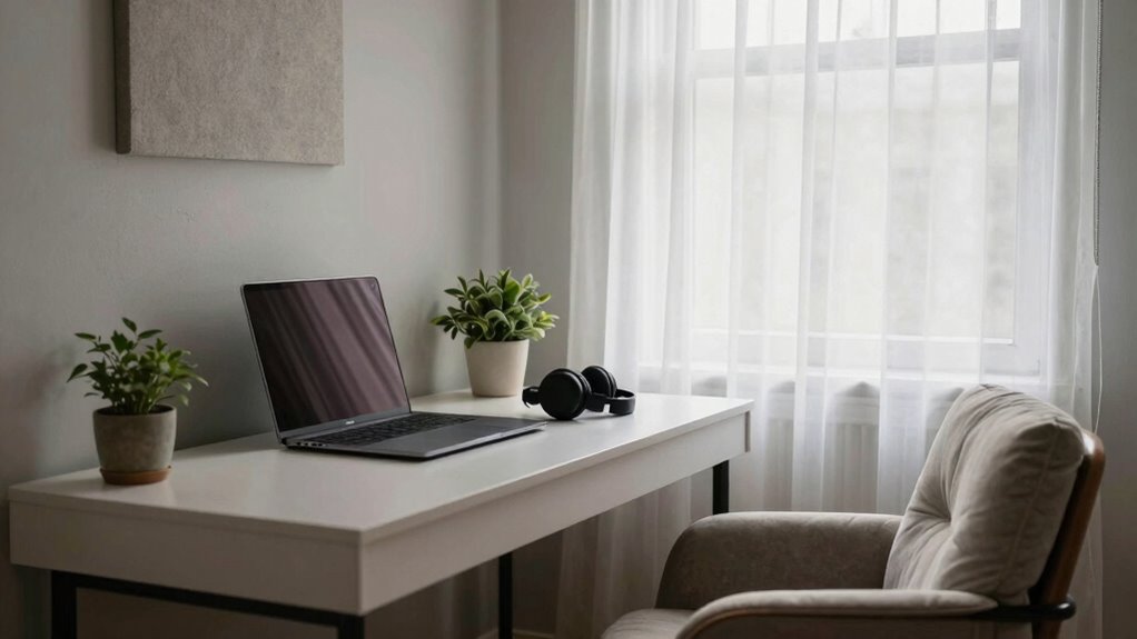 silent home office setup