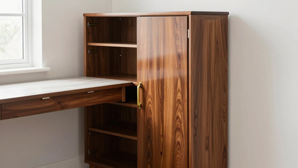 space efficient multifunctional furniture