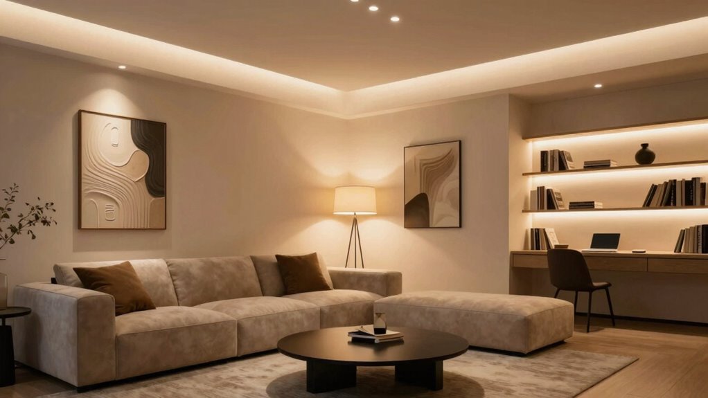 strategic layered energy efficient lighting