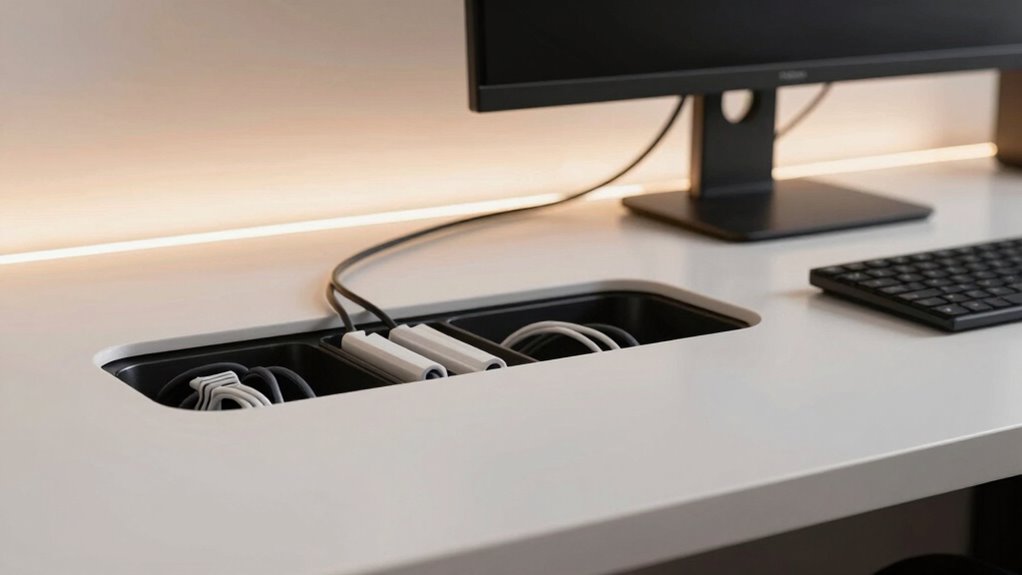 tidy cables improve workspace