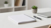 tidy organized minimal desk