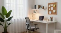 transforming spare room into office