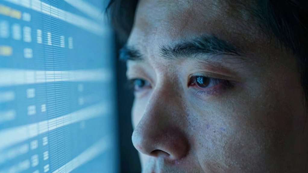 visual strain increases exhaustion