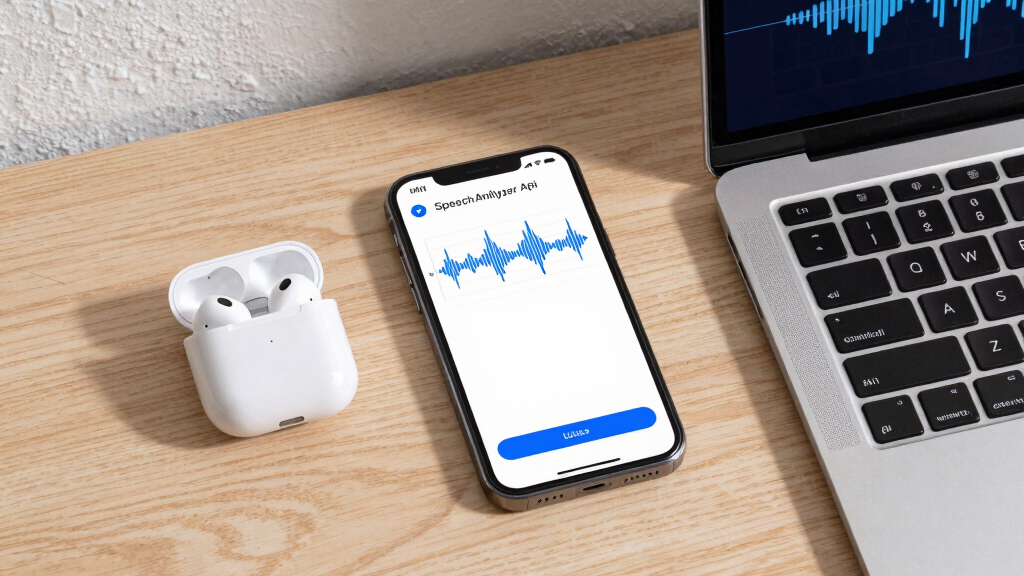 Apple's new SpeechAnalyzer API, benchmarked against Whisper and its predecessor