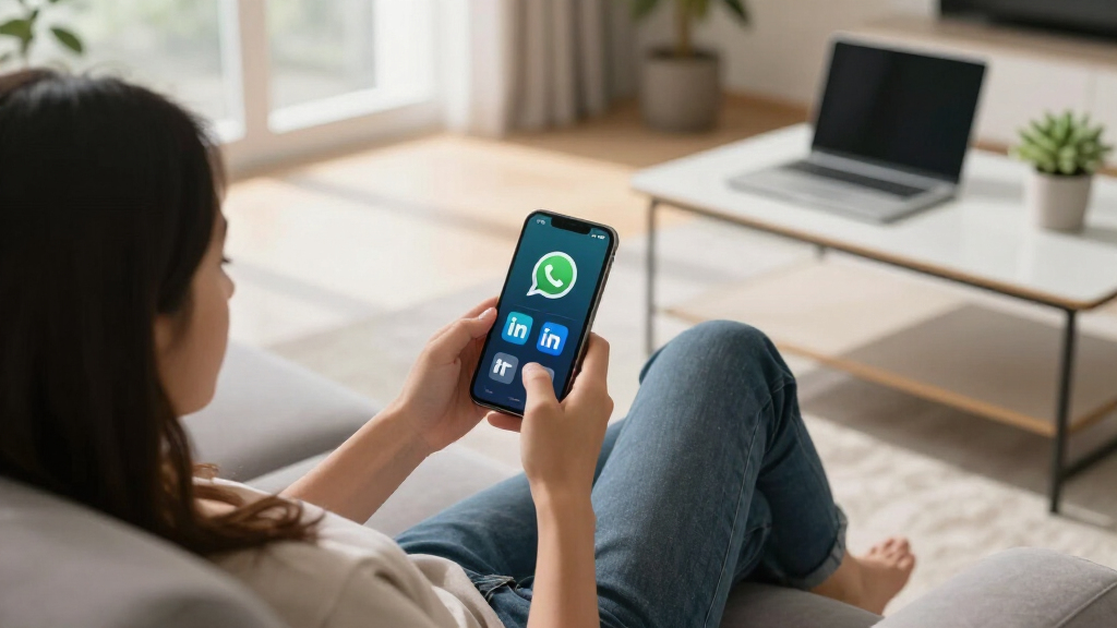 Whatsapp Linkedin Surges In Global Coverage