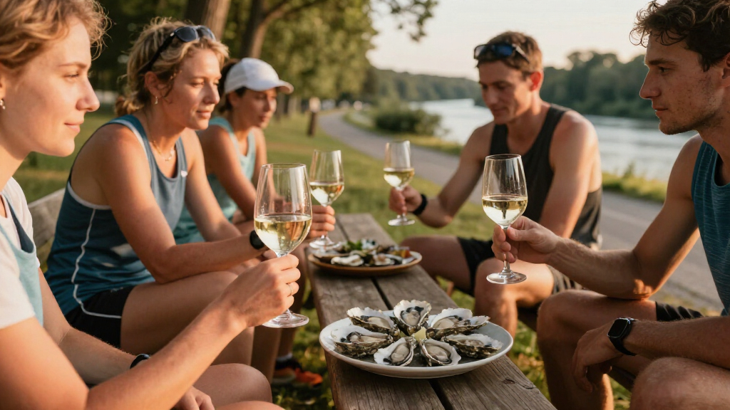 At This French Marathon, Runners Make Pit Stops For Wine And Oysters