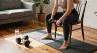 The Two Simple Tricks A Trainer Uses To Ensure Her Home Dumbbell Workouts Stay Effective