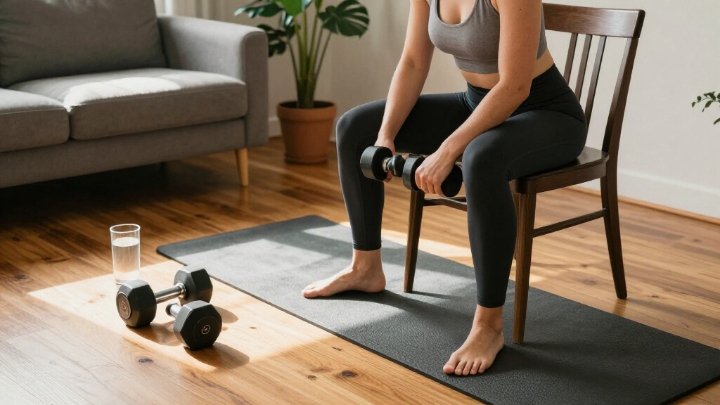 The Two Simple Tricks A Trainer Uses To Ensure Her Home Dumbbell Workouts Stay Effective